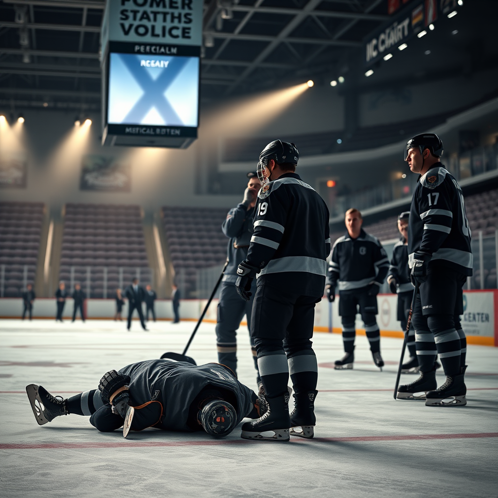 Emergency crews respond to Nottingham ice hockey incident